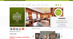 Desktop Screenshot of hotelmazur.pl